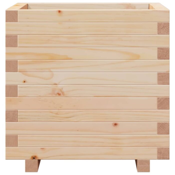Jardinière 50x50x49,5 cm bois de pin massif – Image 3