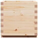 Jardinière 50x50x49,5 cm bois de pin massif – Image 4
