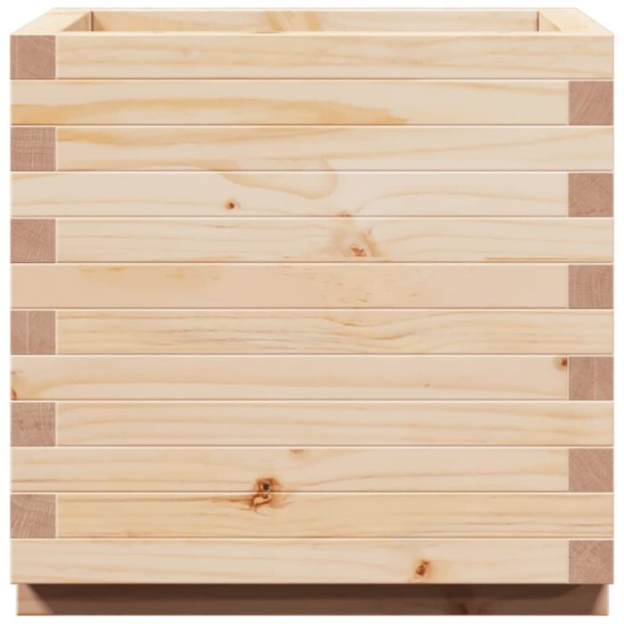 Jardinière 50x50x49,5 cm bois de pin massif – Image 4