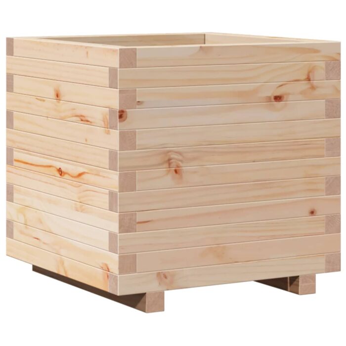 Jardinière 50x50x49,5 cm bois de pin massif – Image 5