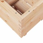 Jardinière 50x50x49,5 cm bois de pin massif – Image 6