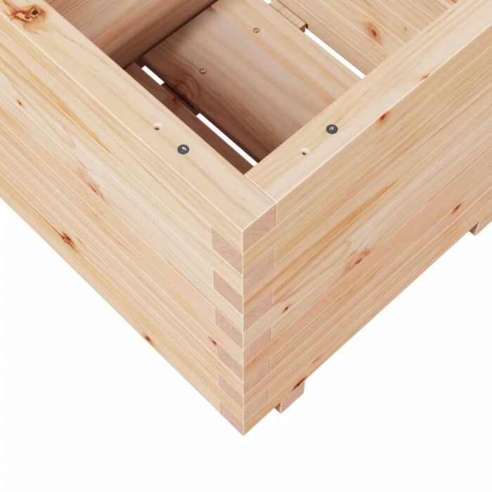 Jardinière 50x50x49,5 cm bois de pin massif – Image 6