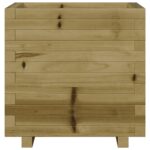 Jardinière 50x50x49,5 cm bois de pin imprégné – Image 3