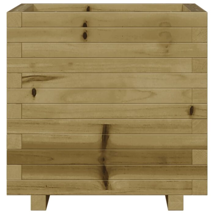 Jardinière 50x50x49,5 cm bois de pin imprégné – Image 3