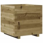 Jardinière 50x50x49,5 cm bois de pin imprégné – Image 5