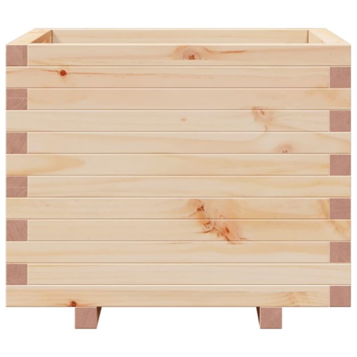 Jardinière 60x60x49,5 cm bois de pin massif – Image 3