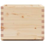 Jardinière 60x60x49,5 cm bois de pin massif – Image 4