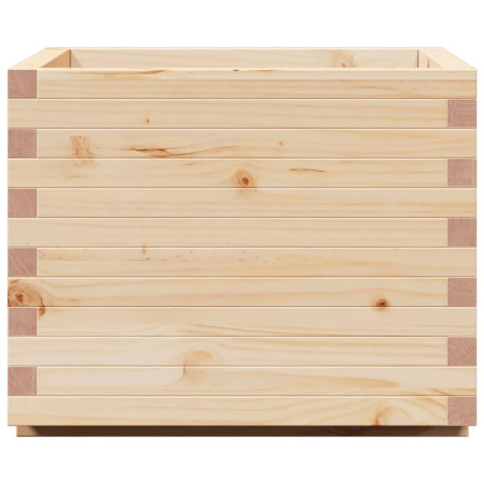 Jardinière 60x60x49,5 cm bois de pin massif – Image 4