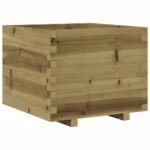 Jardinière 60x60x49,5 cm bois de pin imprégné – Image 5
