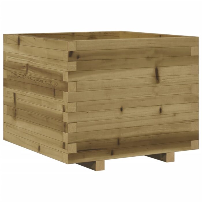 Jardinière 60x60x49,5 cm bois de pin imprégné – Image 5