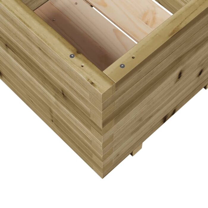Jardinière 60x60x49,5 cm bois de pin imprégné – Image 6