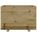 Jardinière 70x70x49,5 cm bois de pin imprégné – Image 3