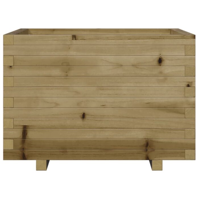 Jardinière 70x70x49,5 cm bois de pin imprégné – Image 3