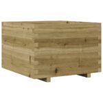 Jardinière 70x70x49,5 cm bois de pin imprégné – Image 5