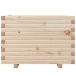 Jardinière 70x40x49,5 cm bois de pin massif – Image 3