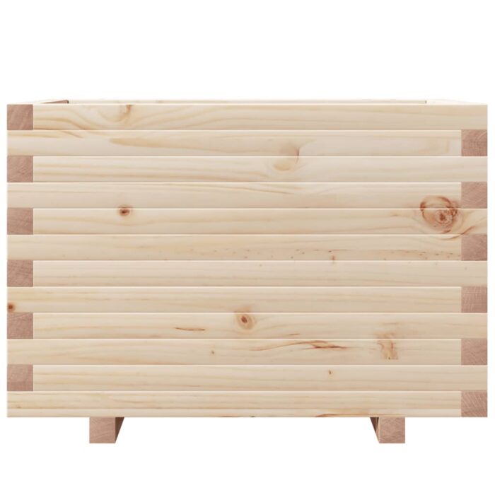 Jardinière 70x40x49,5 cm bois de pin massif – Image 3