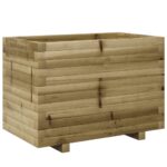 Jardinière 70x40x49,5 cm bois de pin imprégné – Image 5