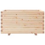 Jardinière 90x60x49,5 cm bois de pin massif – Image 3