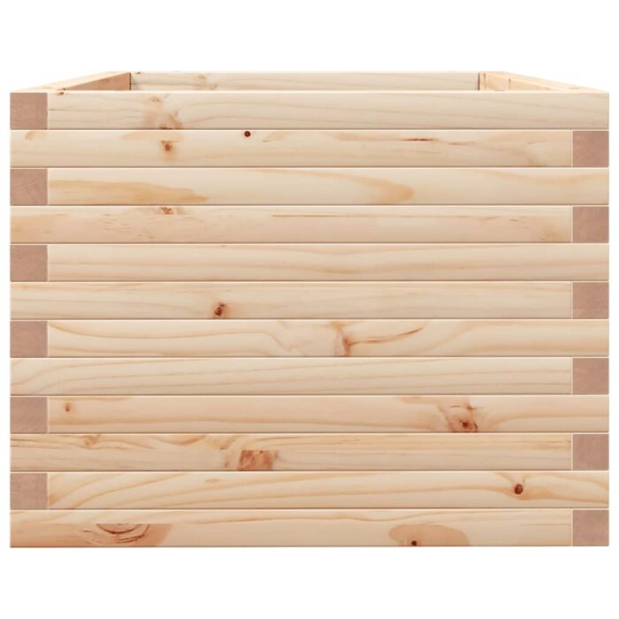 Jardinière 90x60x49,5 cm bois de pin massif – Image 4