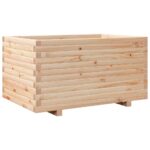 Jardinière 90x60x49,5 cm bois de pin massif – Image 5