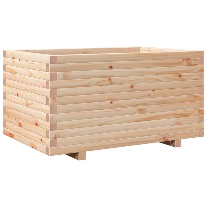 Jardinière 90x60x49,5 cm bois de pin massif – Image 5
