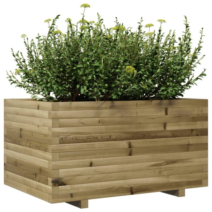 Jardinière 90x60x49,5 cm bois de pin imprégné – Image 2