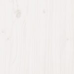 Jardinière blanc 50x50x46 cm bois de pin massif – Image 7