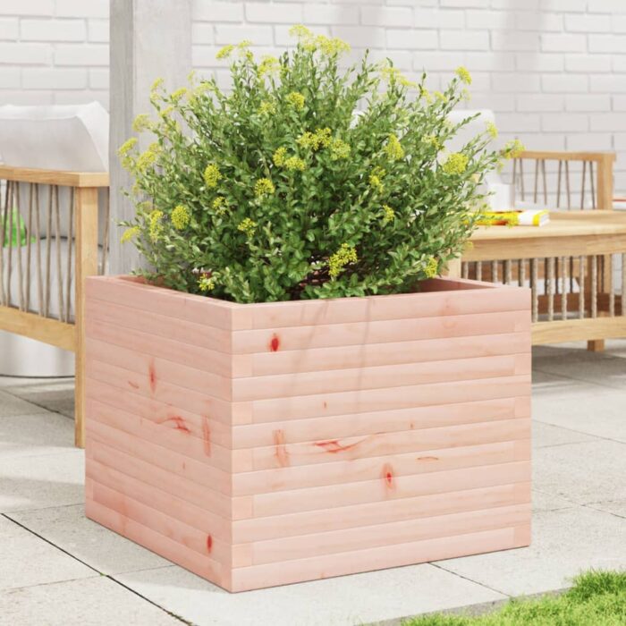 Jardinière 60x60x46 cm bois massif de douglas – Image 1