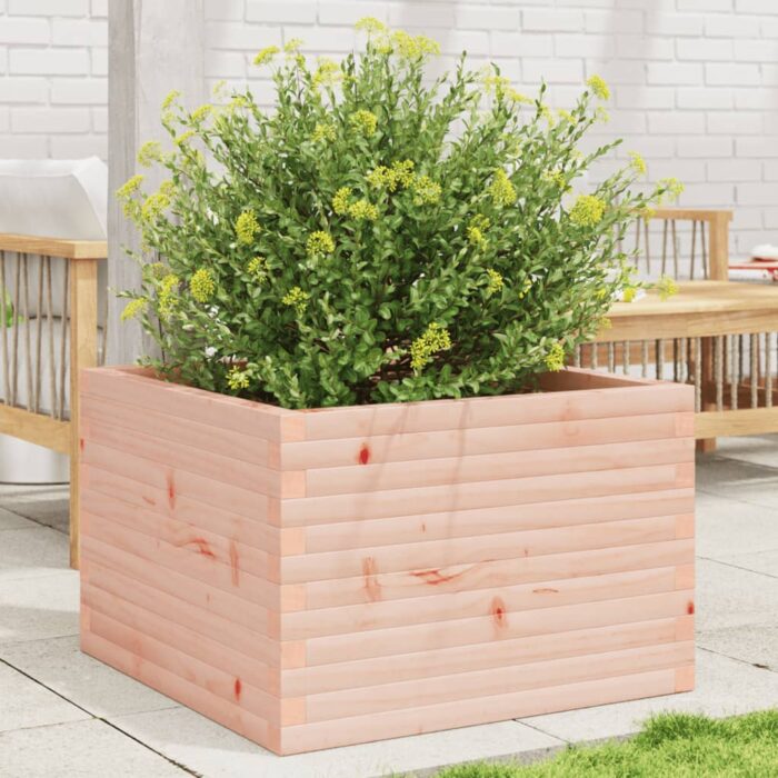 Jardinière 70x70x46 cm bois massif de douglas – Image 1