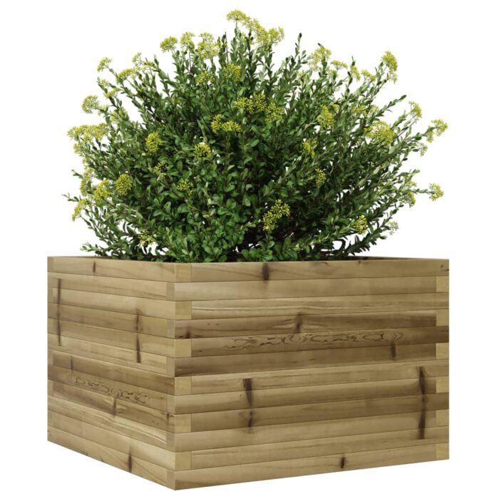 Jardinière 70x70x46 cm bois de pin imprégné – Image 2