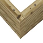 Jardinière 70x70x46 cm bois de pin imprégné – Image 6