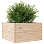 Jardinière 80x80x46 cm bois de pin massif – Image 2
