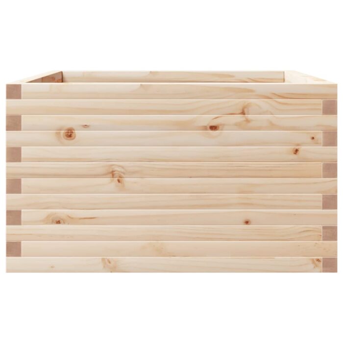 Jardinière 80x80x46 cm bois de pin massif – Image 3
