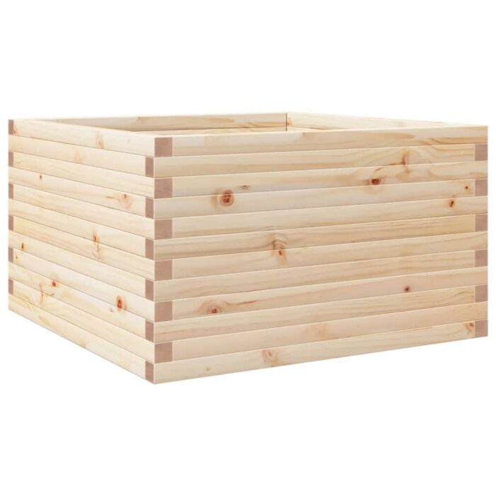 Jardinière 80x80x46 cm bois de pin massif – Image 5
