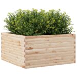 Jardinière 90x90x46 cm bois de pin massif – Image 2