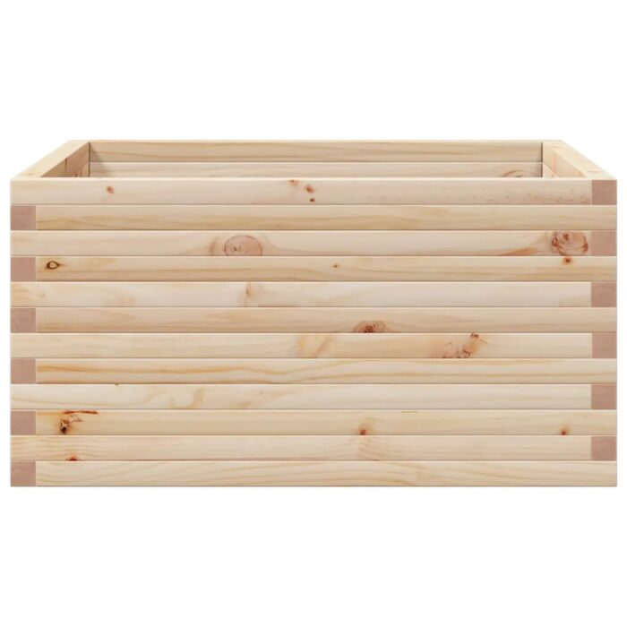 Jardinière 90x90x46 cm bois de pin massif – Image 3