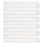 Jardinière blanc 90x40x46 cm bois de pin massif – Image 4