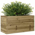 Jardinière 90x40x46 cm bois de pin imprégné – Image 2