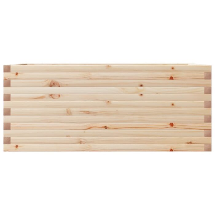 Jardinière 110x60x46 cm bois de pin massif – Image 3