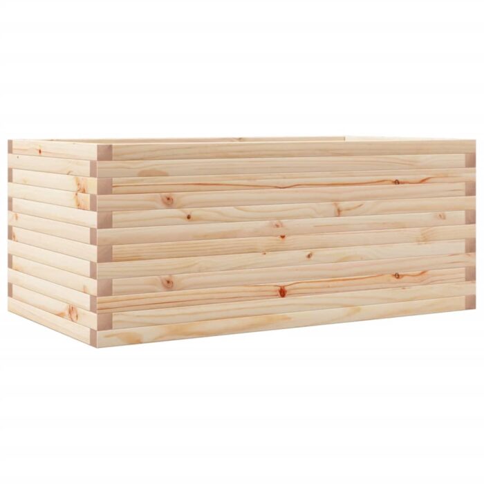 Jardinière 110x60x46 cm bois de pin massif – Image 5