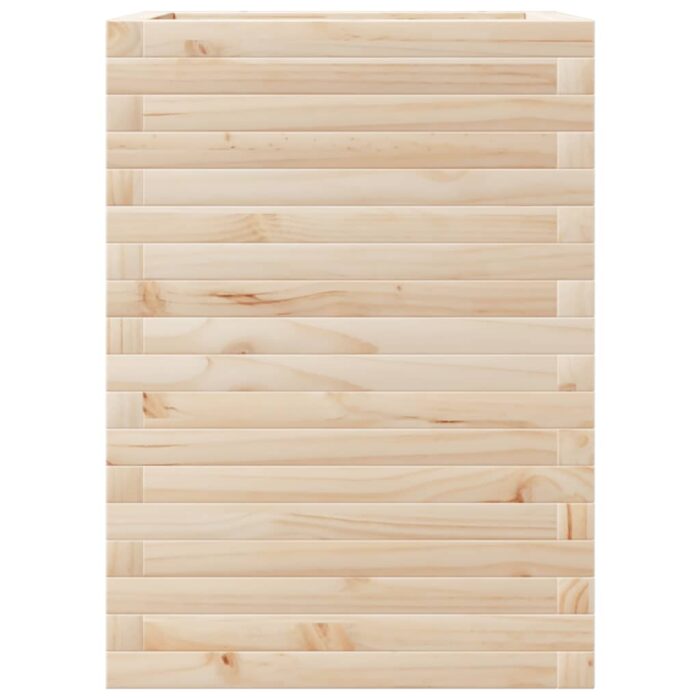 Jardinière 50x50x68,5 cm bois de pin massif – Image 4