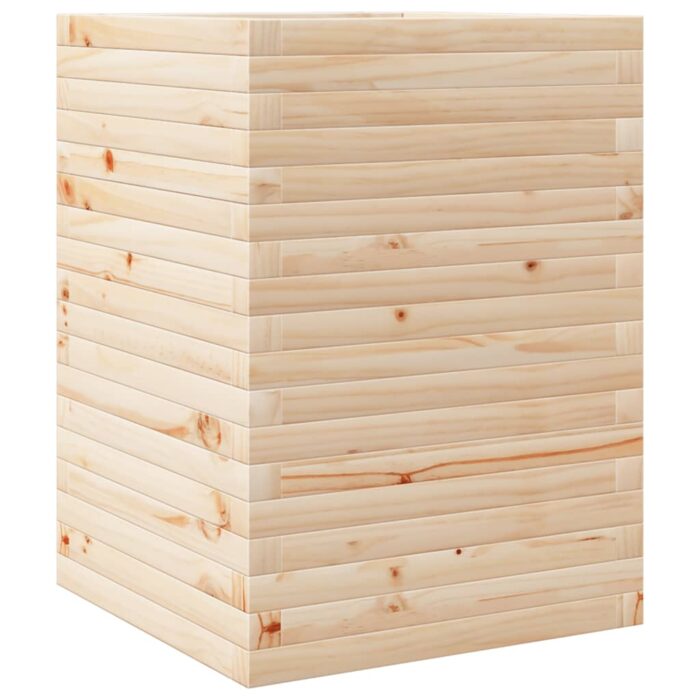 Jardinière 50x50x68,5 cm bois de pin massif – Image 5