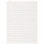 Jardinière blanc 50x50x68,5 cm bois de pin massif – Image 3