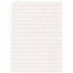 Jardinière blanc 50x50x68,5 cm bois de pin massif – Image 4