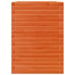 Jardinière cire marron 50x50x68,5 cm bois de pin massif – Image 4
