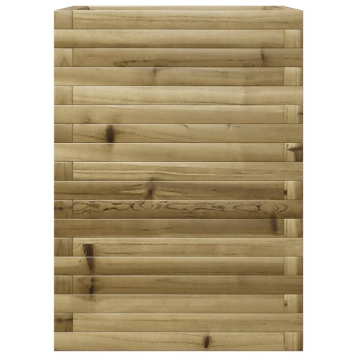 Jardinière 50x50x68,5 cm bois de pin imprégné – Image 3