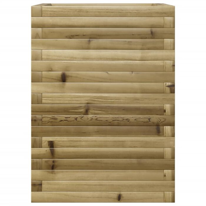 Jardinière 50x50x68,5 cm bois de pin imprégné – Image 4