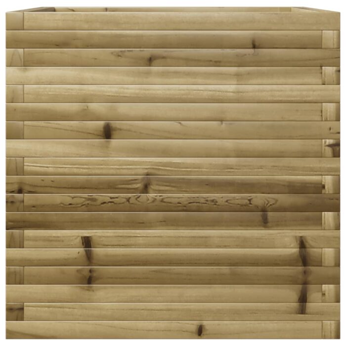 Jardinière 70x70x68,5 cm bois de pin imprégné – Image 3