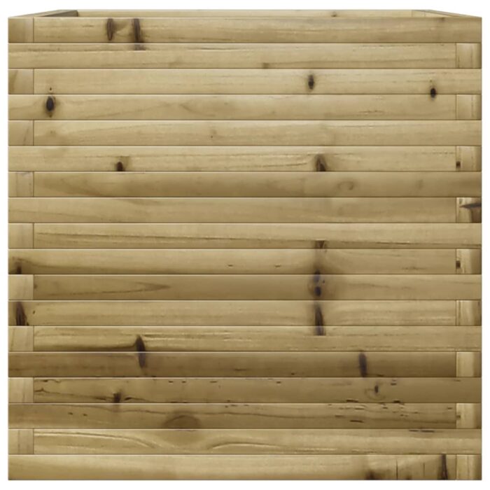 Jardinière 70x70x68,5 cm bois de pin imprégné – Image 4