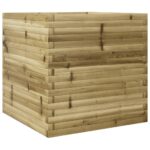 Jardinière 70x70x68,5 cm bois de pin imprégné – Image 5